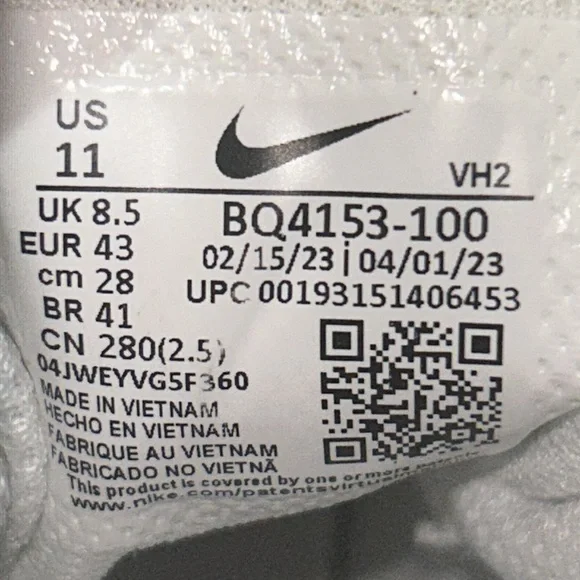 Nike RYZ 365 “White” Women’s Size 11 - Picture 8 of 9